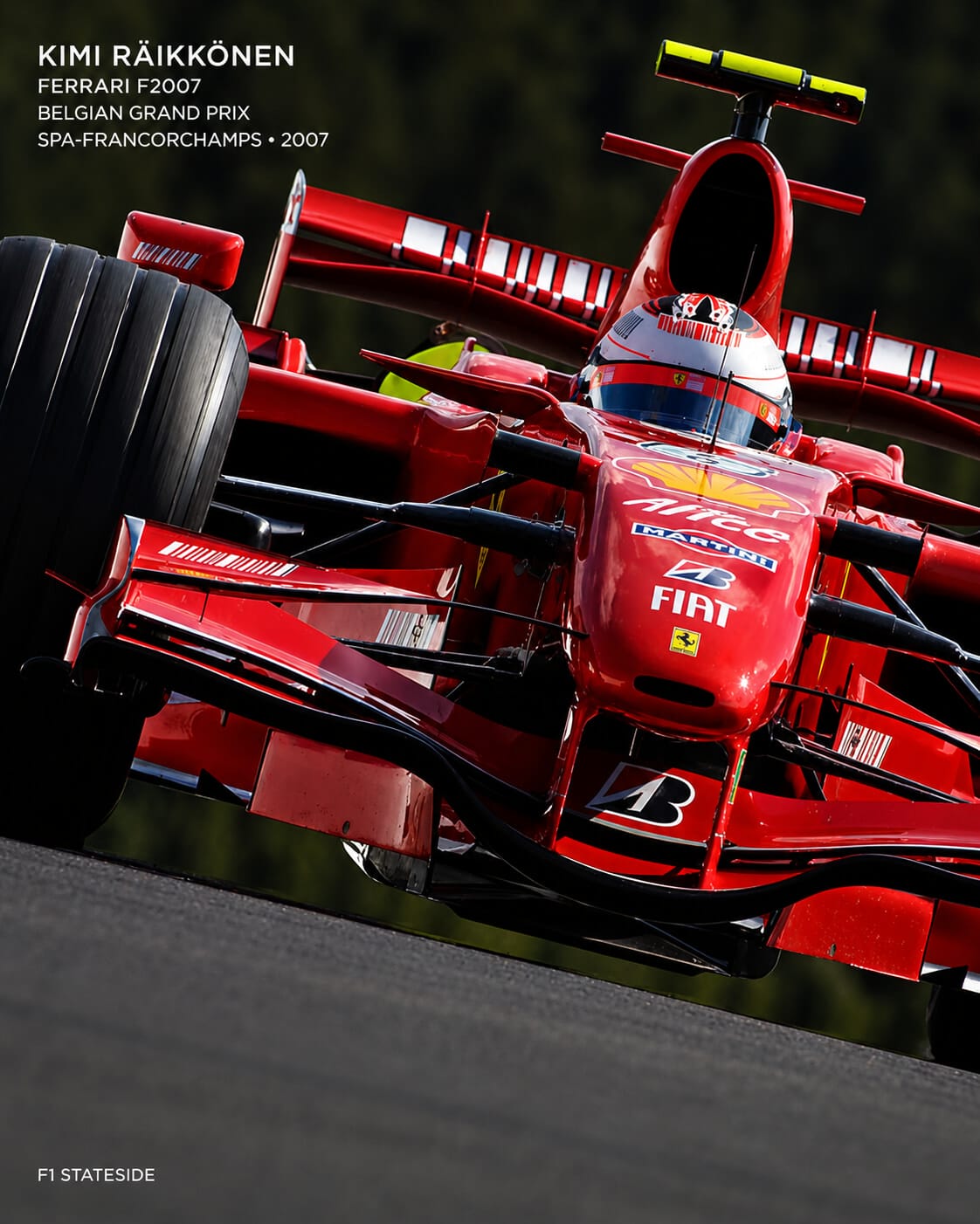Building Kimi Raikkonen's 2009 Belgian Grand Prix Ferrari F60