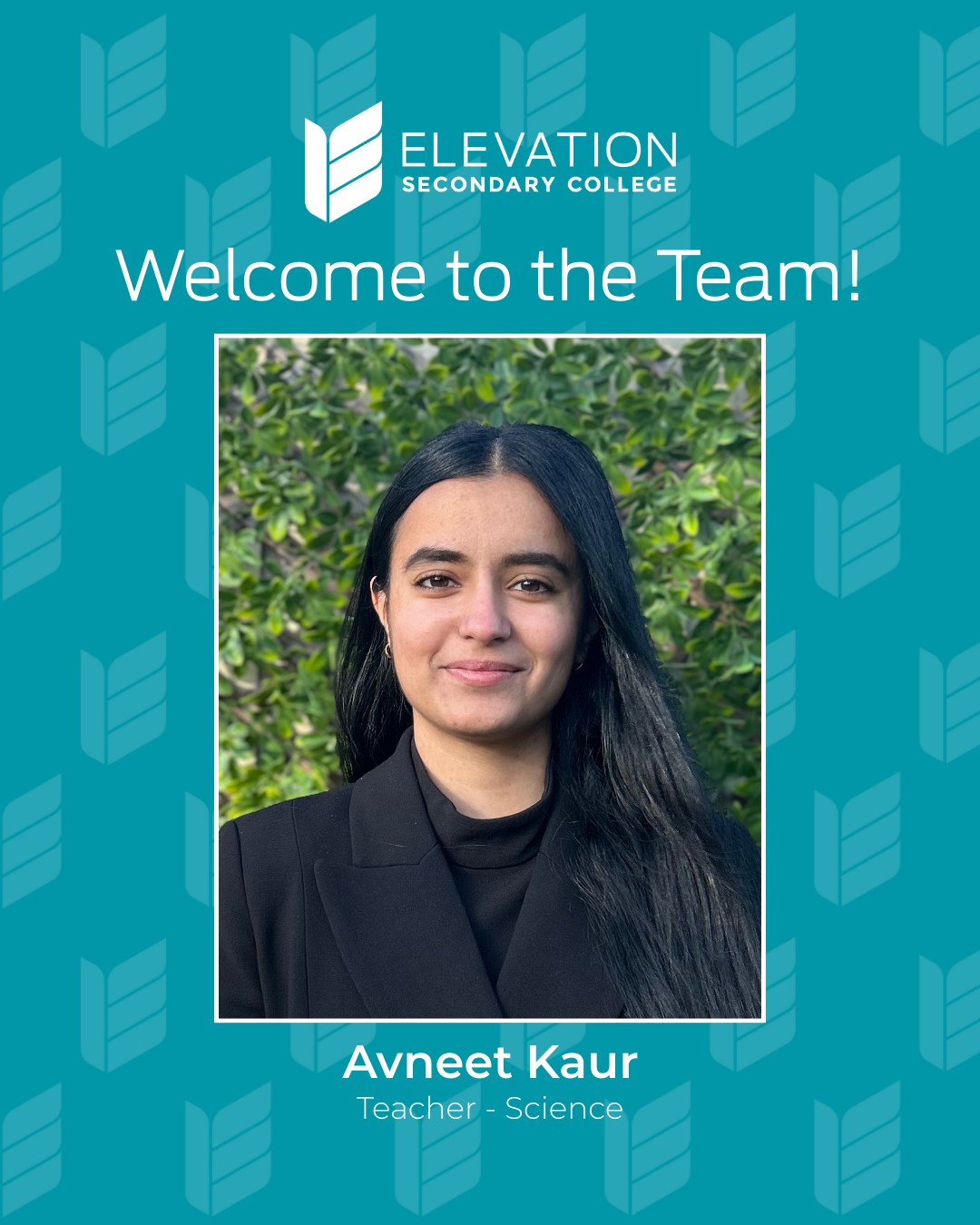 Elevation - Welcome to the team Avneet! Avneet is joining us in 2026 as ...