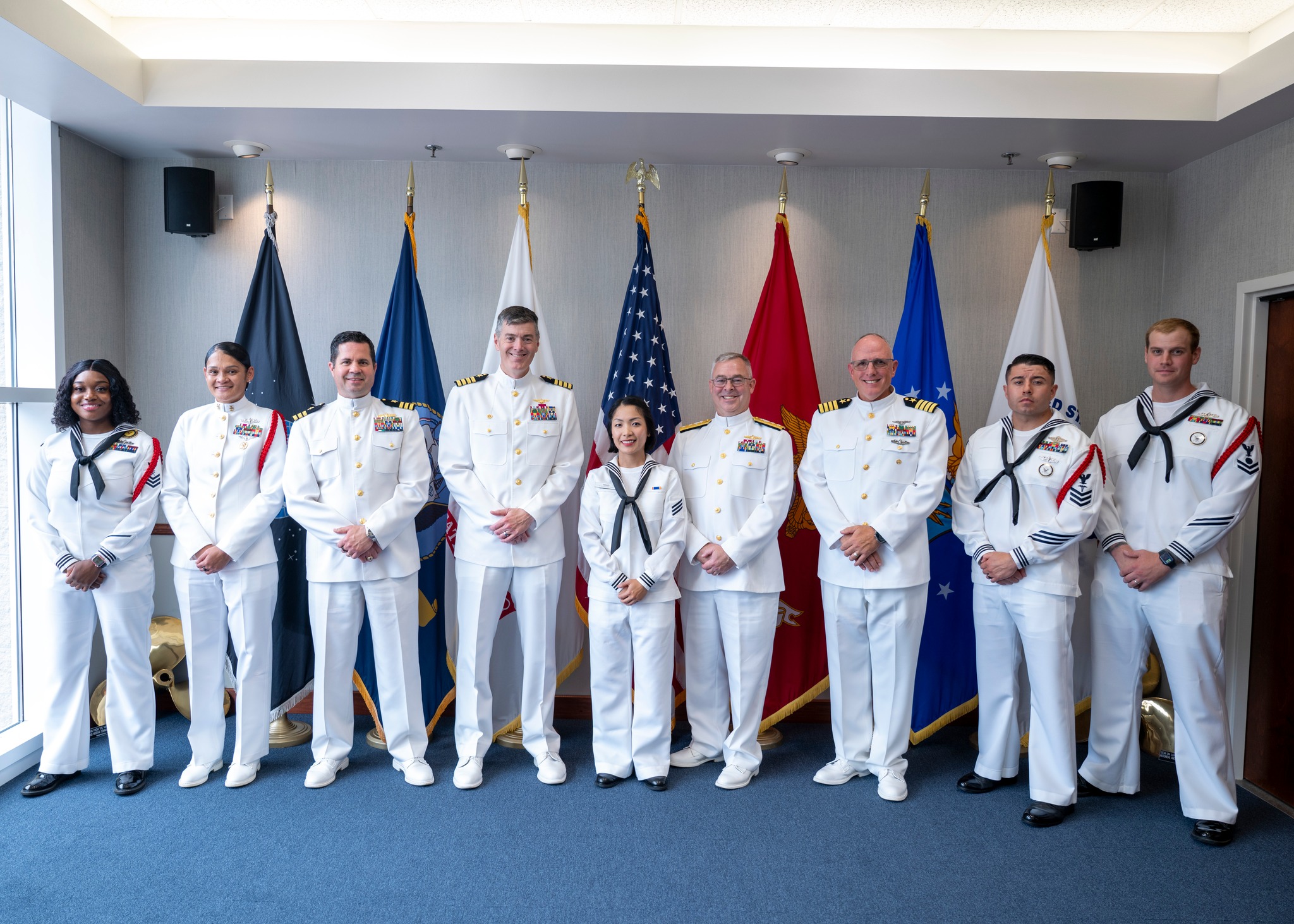 hospitalman recruit dress blue color Congratulations to Training Command's top Sailor and Military Excellence Award winner, Seaman Lara Mae Trias, from San Antonio, Texas. Trias will report to Hospital Corpsman 