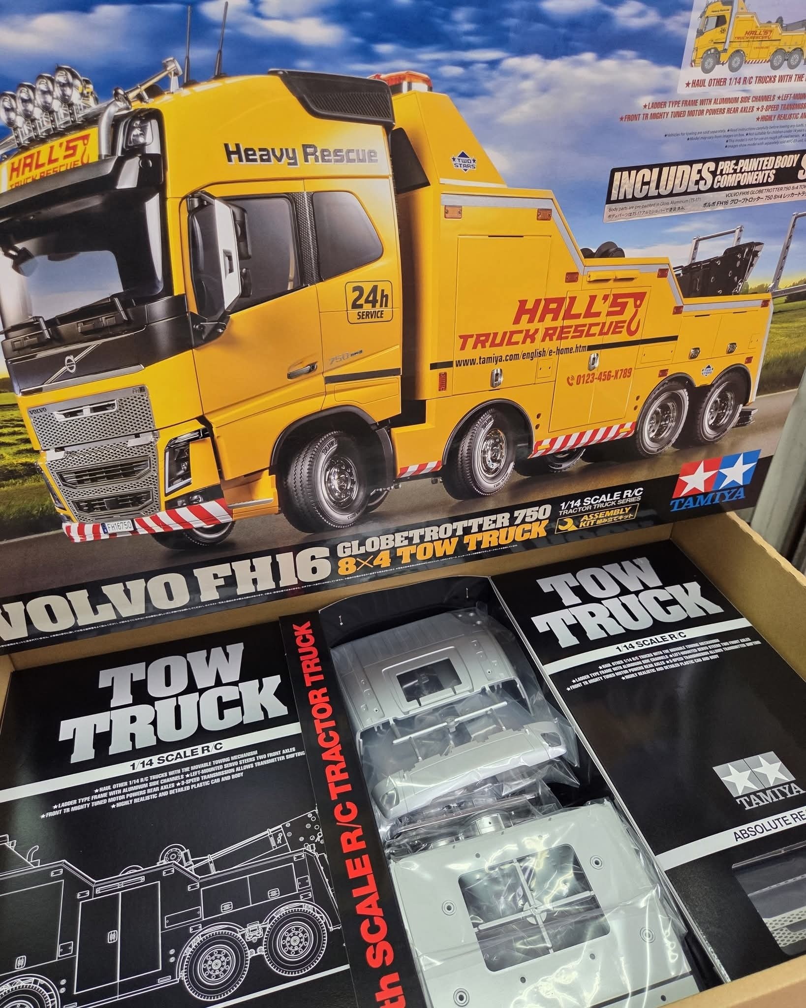 TAMIYA 1/14 RC Tow Truck 電動アクチュエータセット メーカー直販