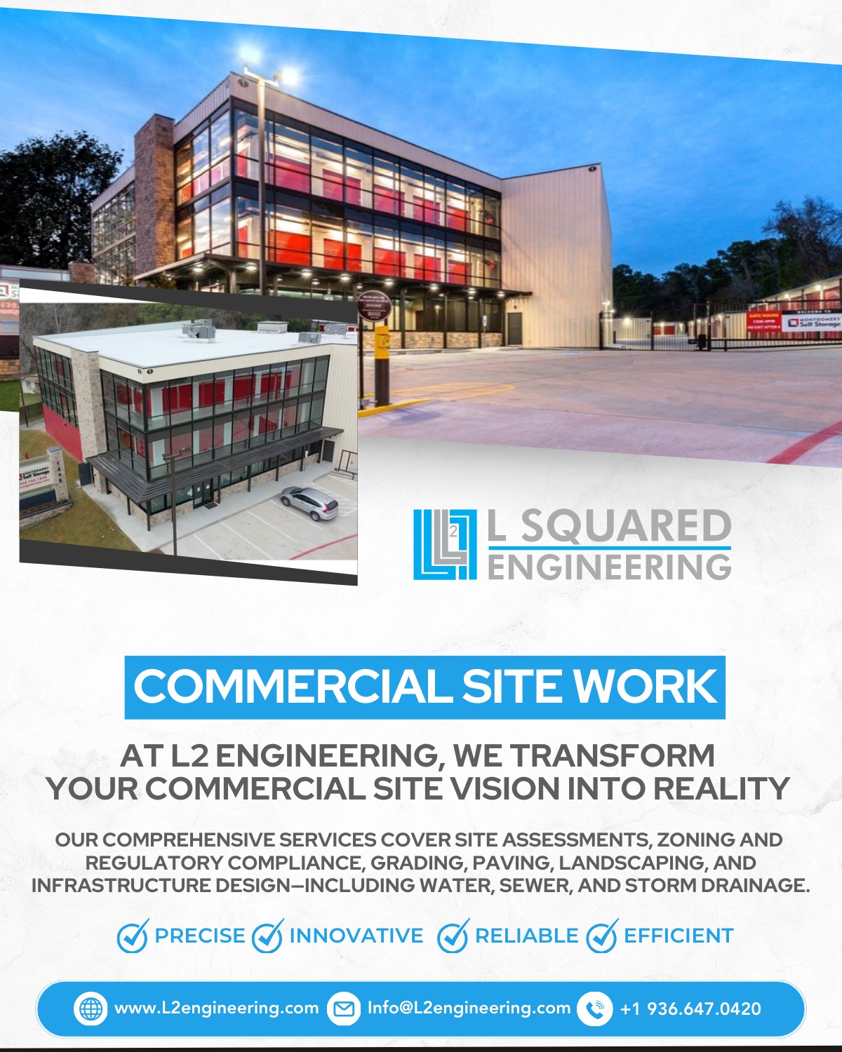 Commercial Site Work That Moves... - L Squared Engineering | Facebook