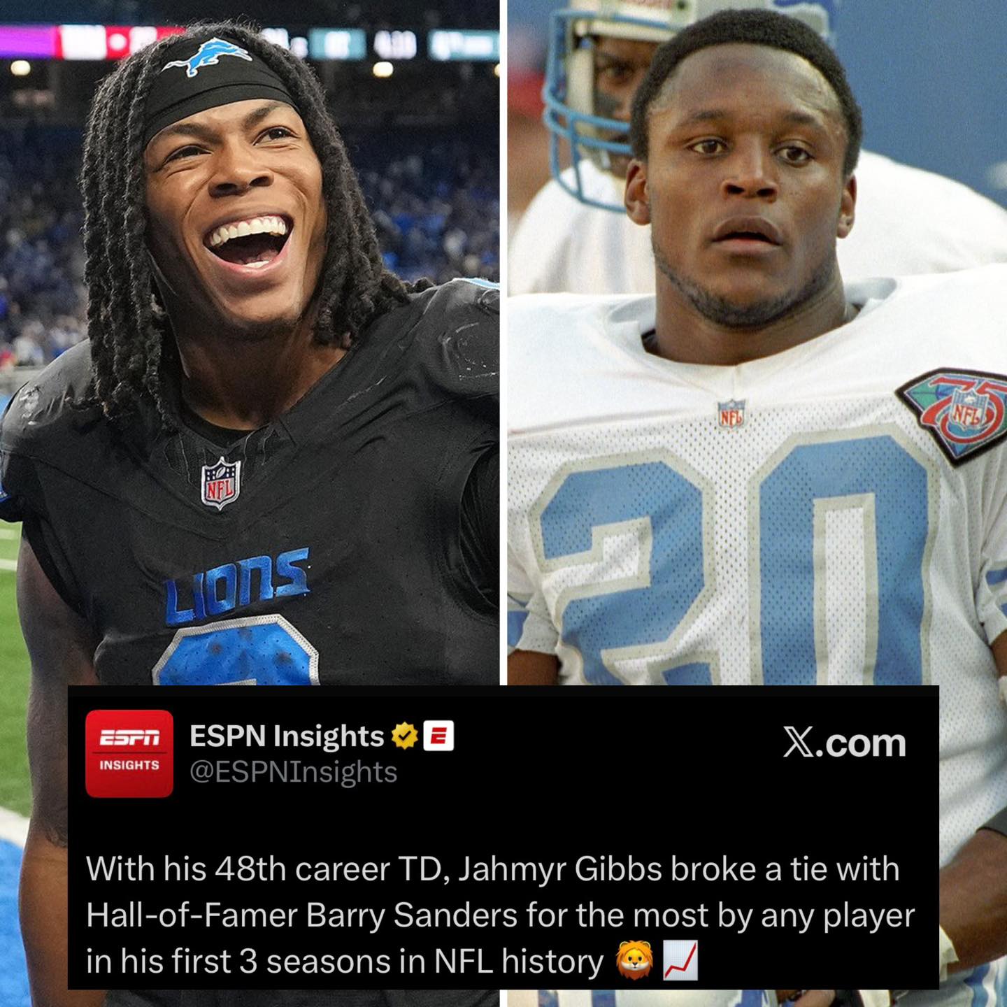Roll Tide Daily - Jahmyr Gibbs set an NFL record today. 🐘... | Facebook