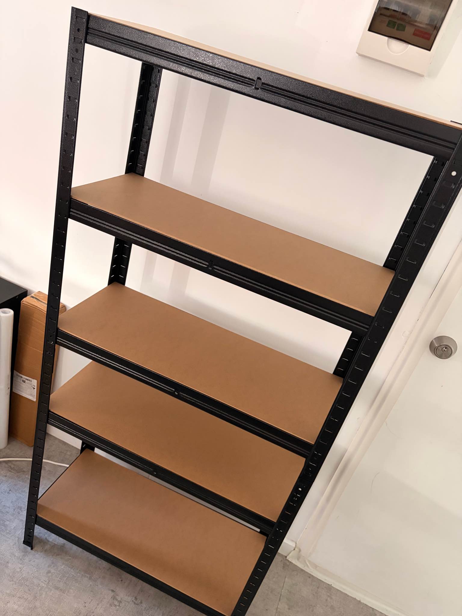 Metal Storage Shelf Rack | 5 Tier Shelving Unit | Garage / Warehouse ...