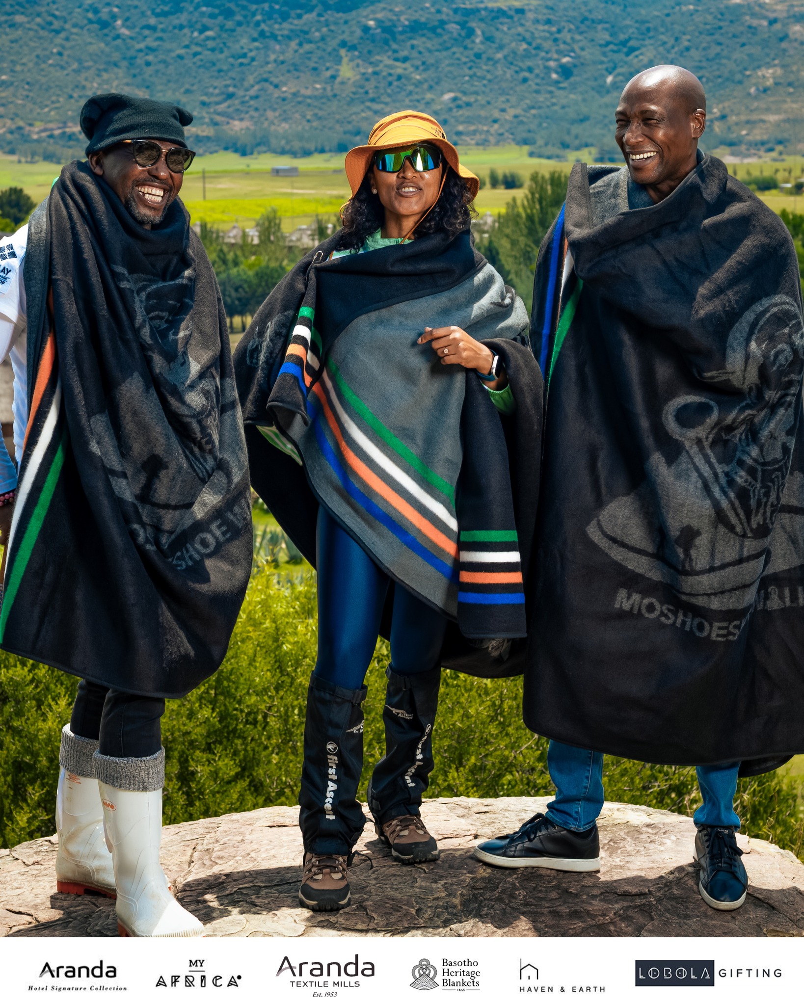 The ARANDA Moshoeshoe Walk Blanket has been created to commemorate