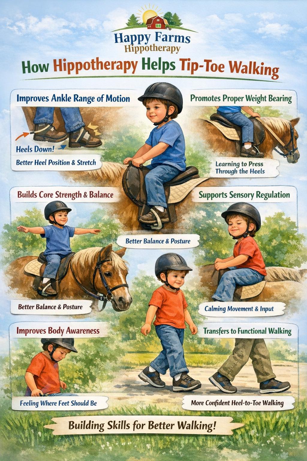 Happy - Why Does My Child Walk on Tip-Toes? 🌟 Tip-toe walking can ...