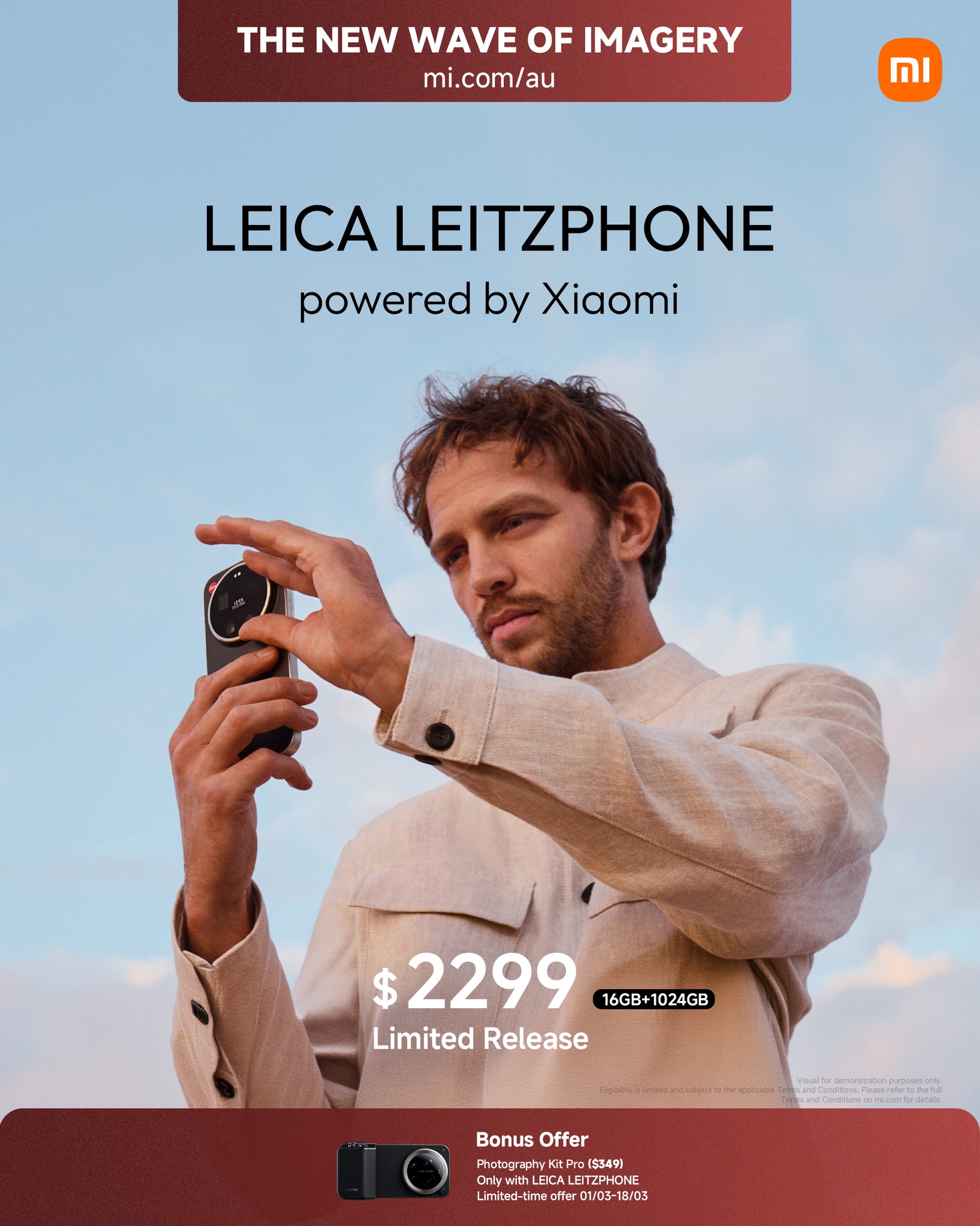 Leica Leitzphone powered by Xiaomi. $2299, 16GB+1024GB. Bonus 