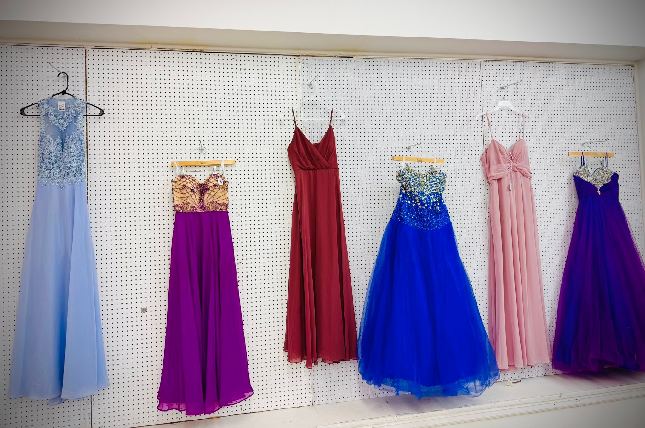 snowball formal dresses We just had a HUGE donation of dresses! Need a dress for snowball? Prom? A wedding? We got you covered! Come check out these beautiful all priced $8-$20. We look Chrome Nails