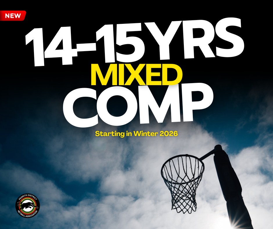 Penrith - 🏐 NEW for 2026 | 14–15 Years Mixed Netball 🏐 We’re excited to ...