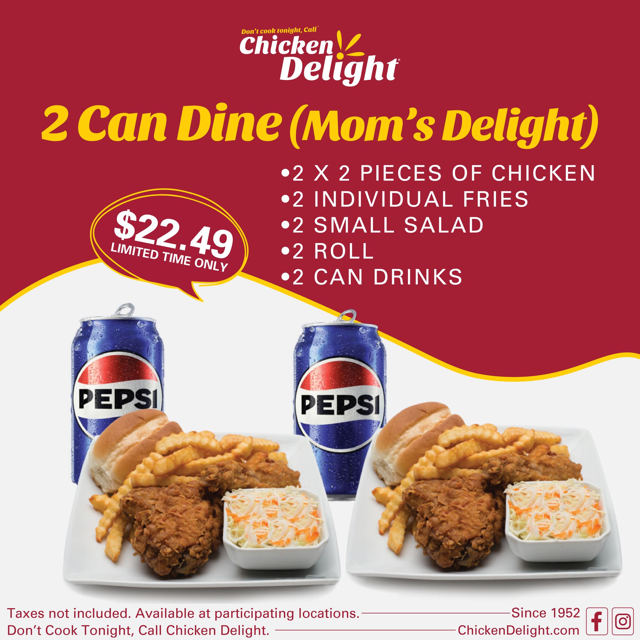 Chicken Delight - What’s your perfect Chicken Delight combo? Let us ...