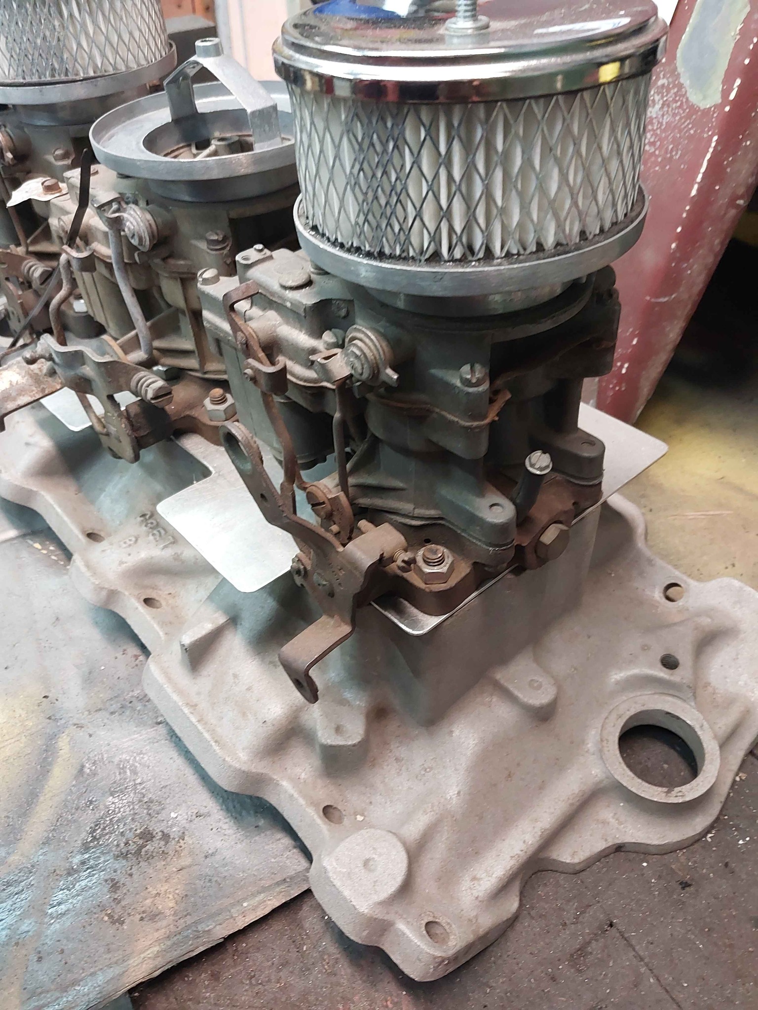 Small block chevy tri-power - Car Engines & Engine Parts - Cloverly ...
