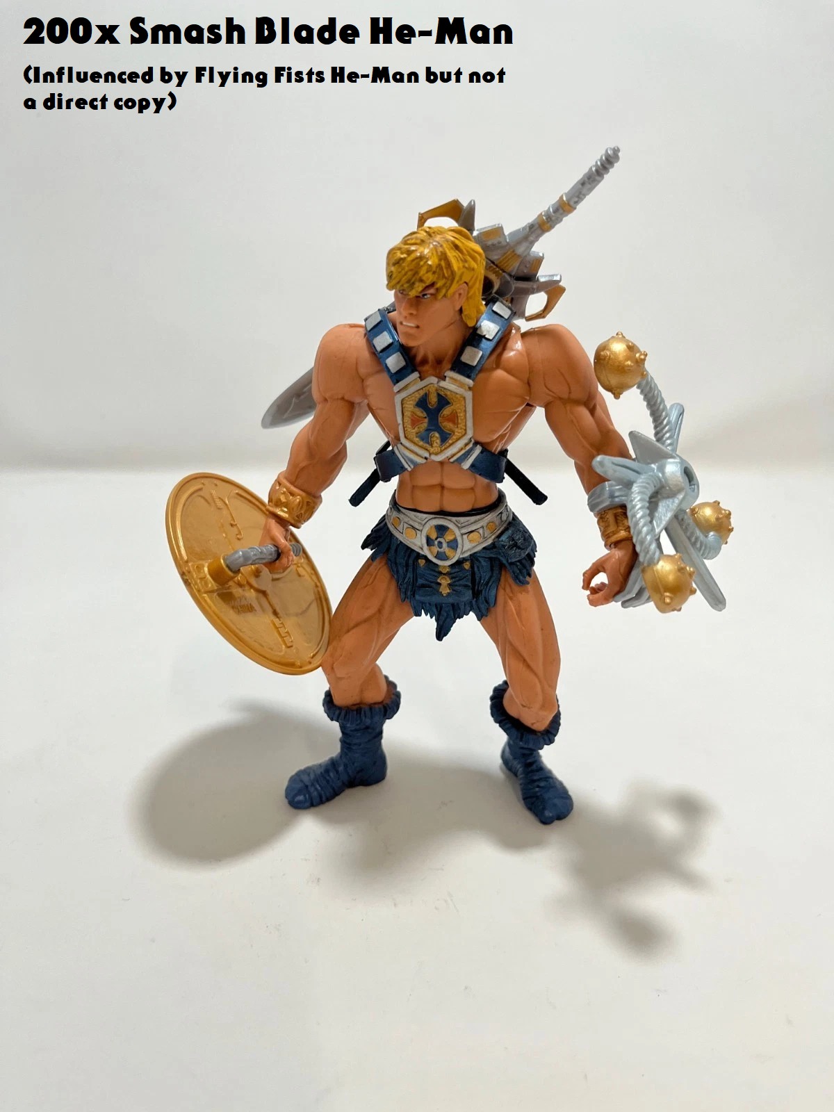 He-Man action figure test shot from 1991