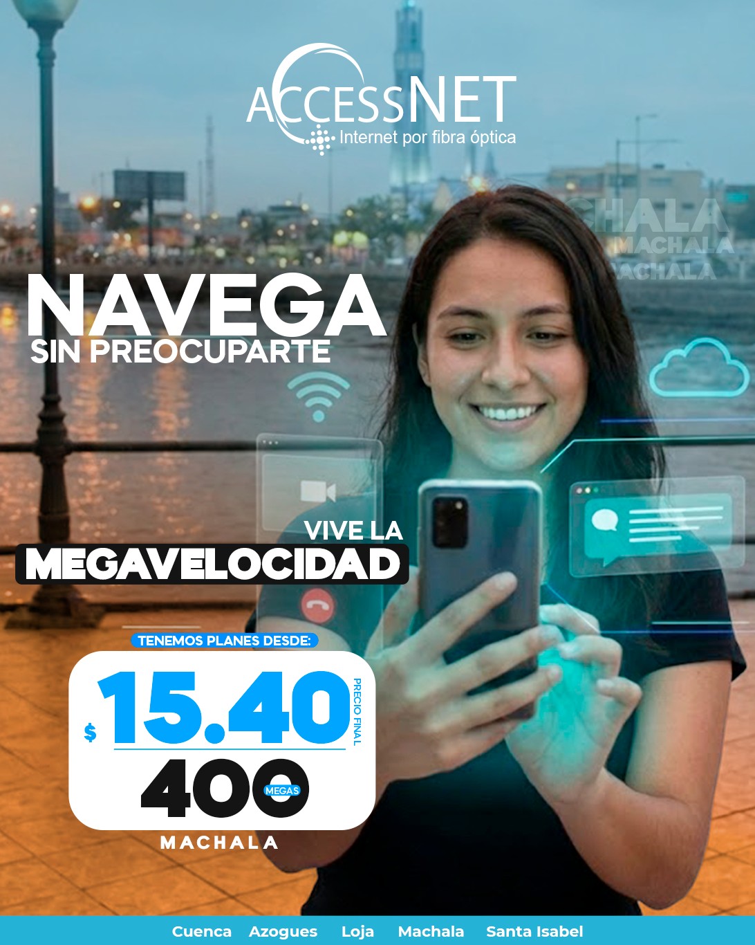 Accessnet.ec - Navega sin preocuparte y vive la MegaVelocidad ⚡ Fibra ...