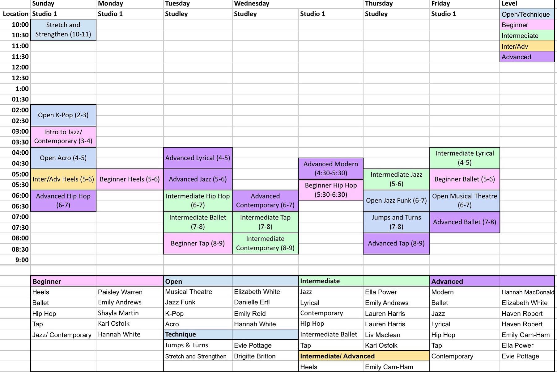 DalDance Society | 💜 OUR FALL 2025 SCHEDULE IS OFFICIALLY HERE | Facebook