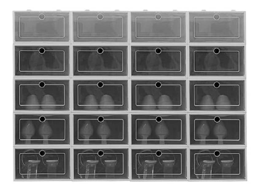 Vitrina Acrílica Transparente De 36x22x27 Cm – Apilable Con Cierre Magnético – Protege Del Polvo