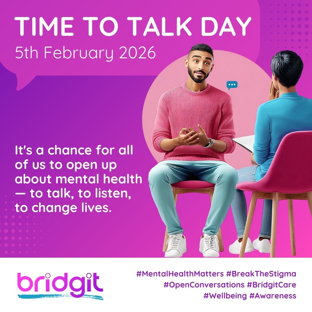 Bridgit - Time to Talk Day 2026 💙 On Thursday 5th... | Facebook