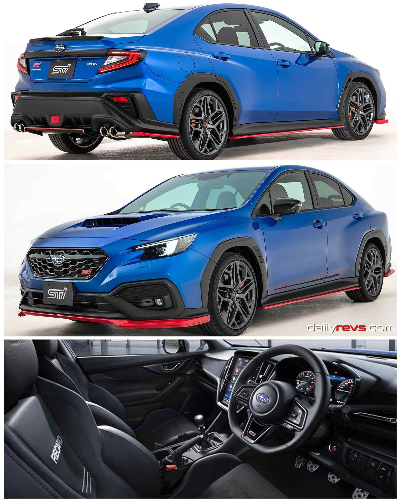 Daily - 2026 Subaru WRX STI Sport Concept | DailyRevs Six-speed manual ...