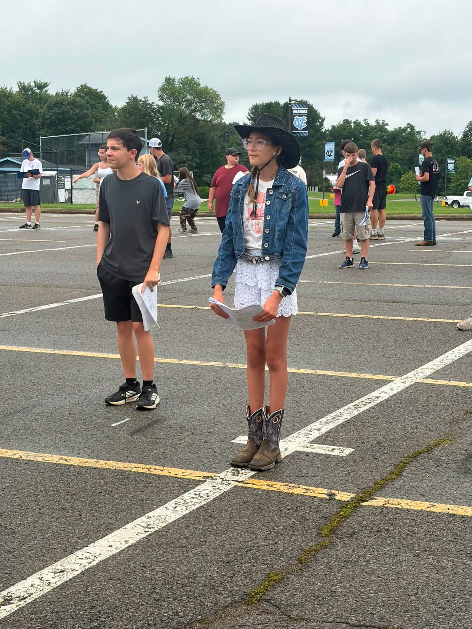 🎶 Band Camp-Day 6 🎶 Dress Up Theme Week Day 2-Country vs. Country Club #rainraingoaway #fridaynightfever