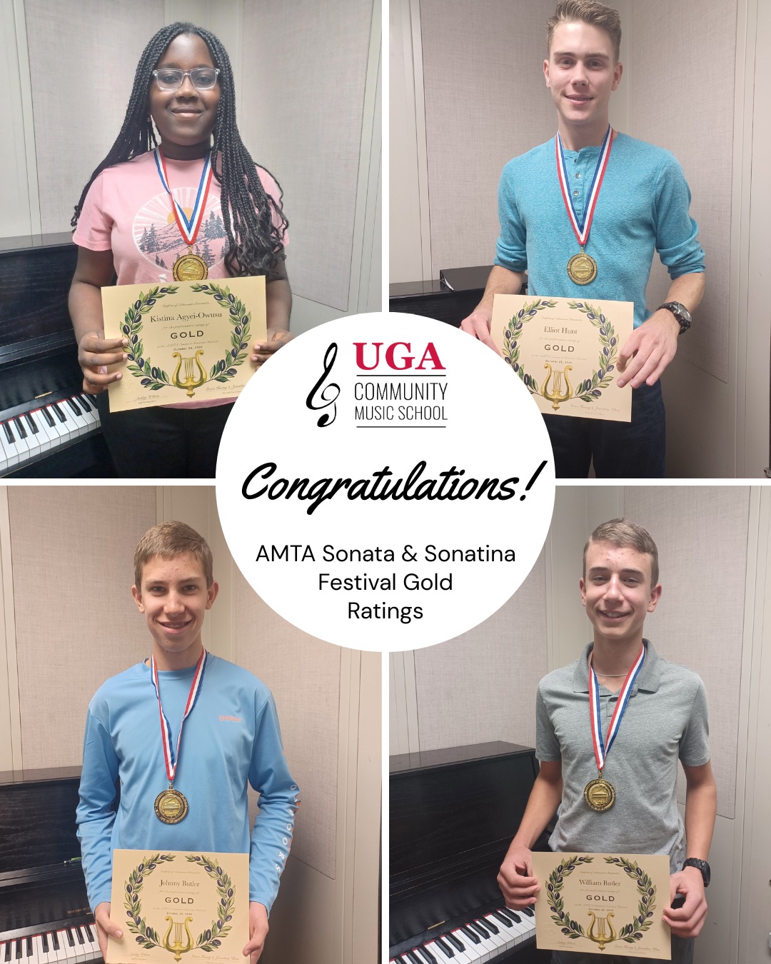 UGA - Congratulations to four of our UGA Community Music School piano ...