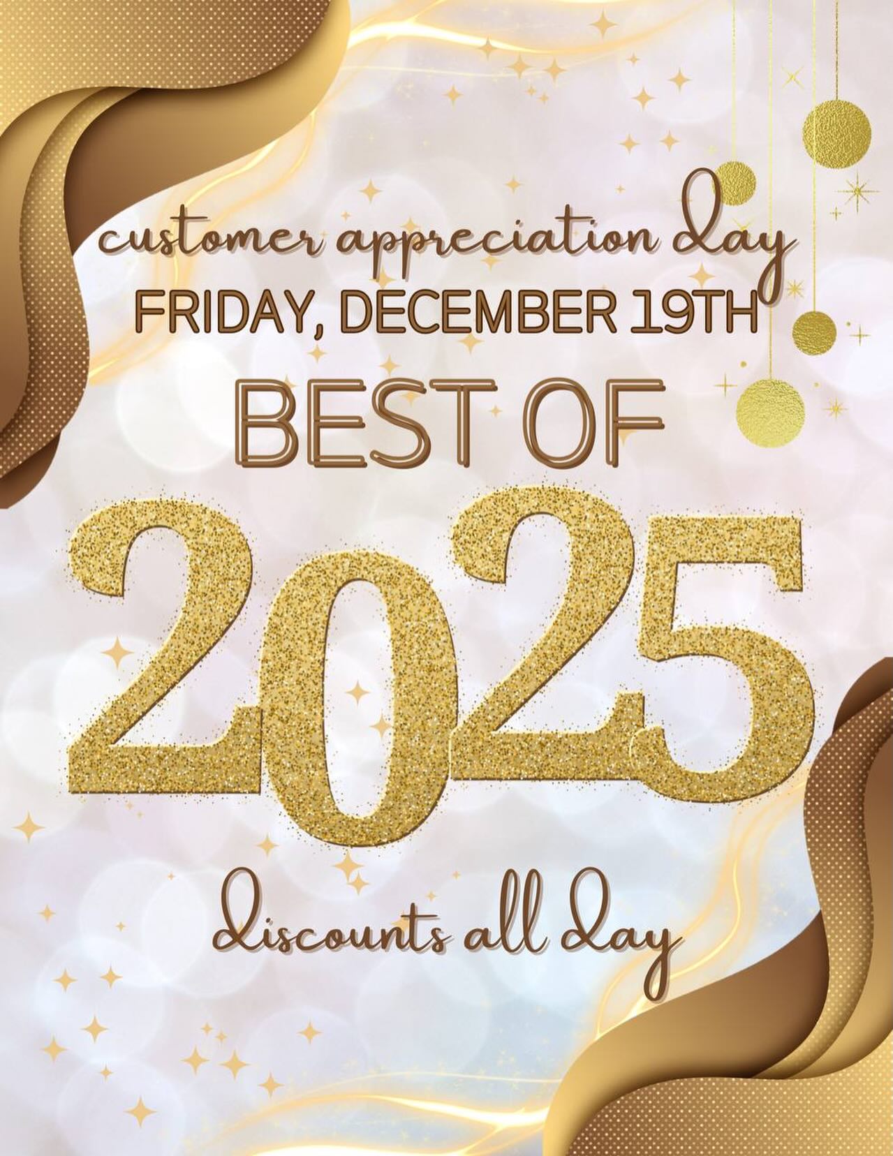 Pearl - 💫 Best of 2025 Customer Appreciation Day is coming! 💫 You’re ...