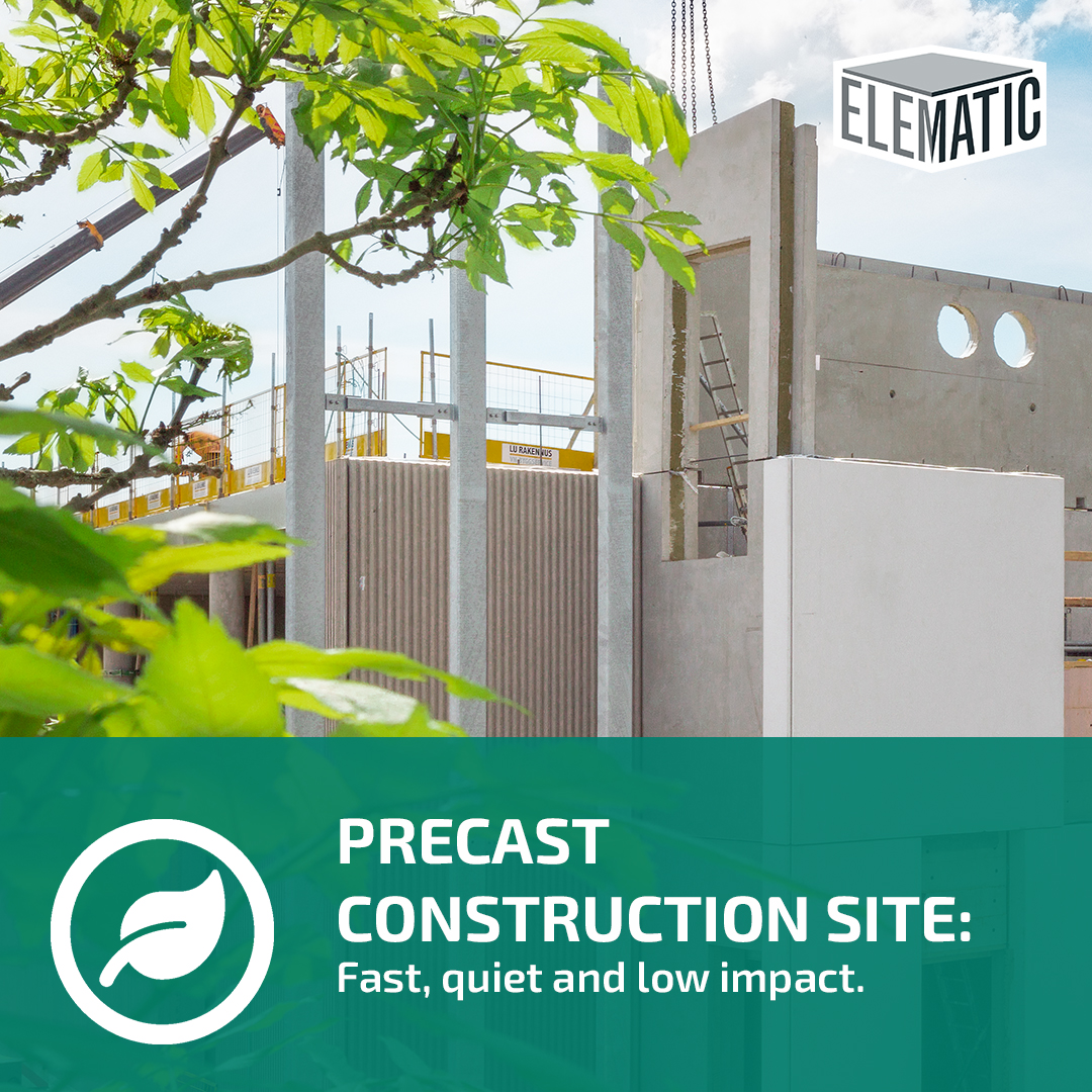 Elematic - Precast concrete transforms the construction site into a ...