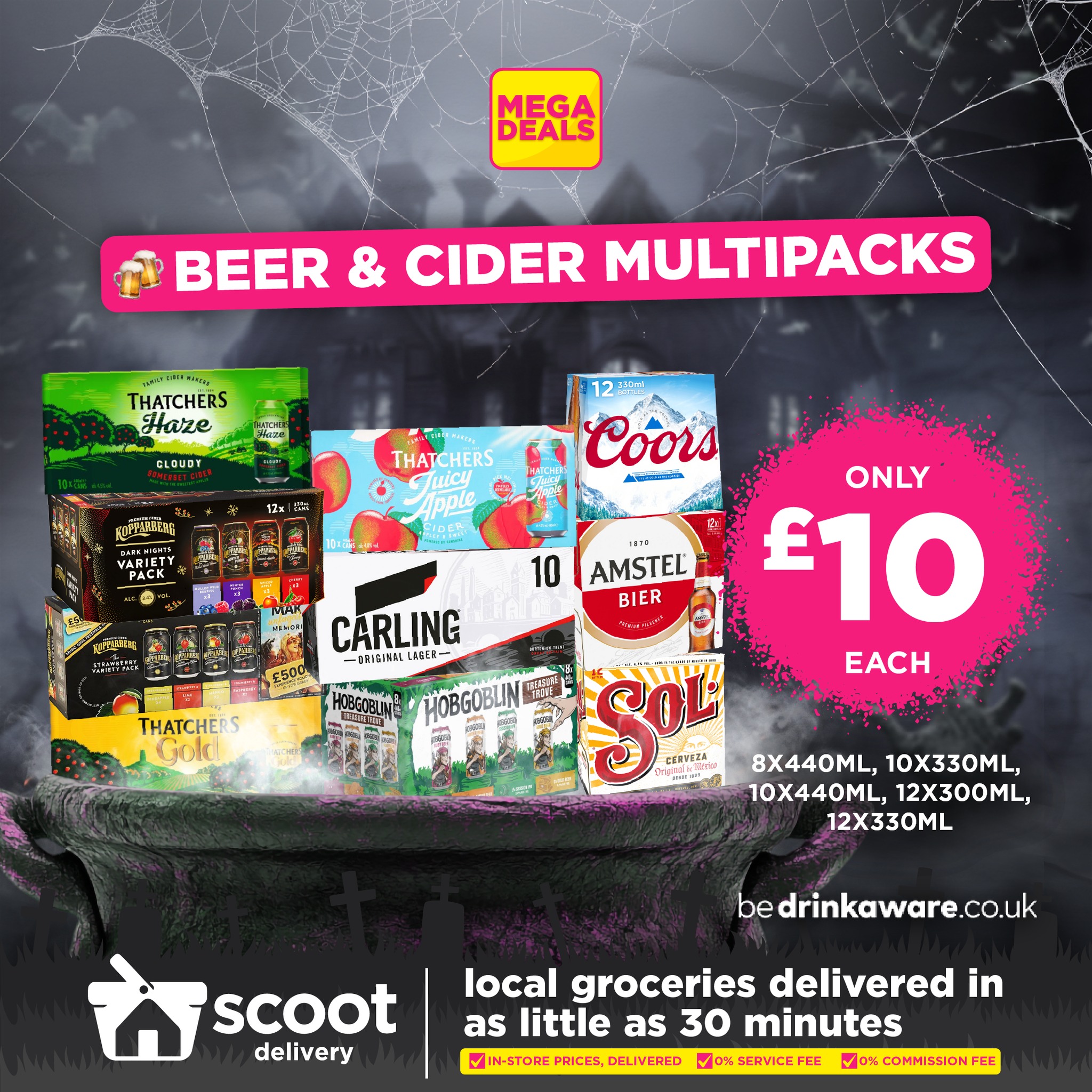 Premier - Bubble bubble, beers and ciders... 🍻 Multipacks of booze for ...