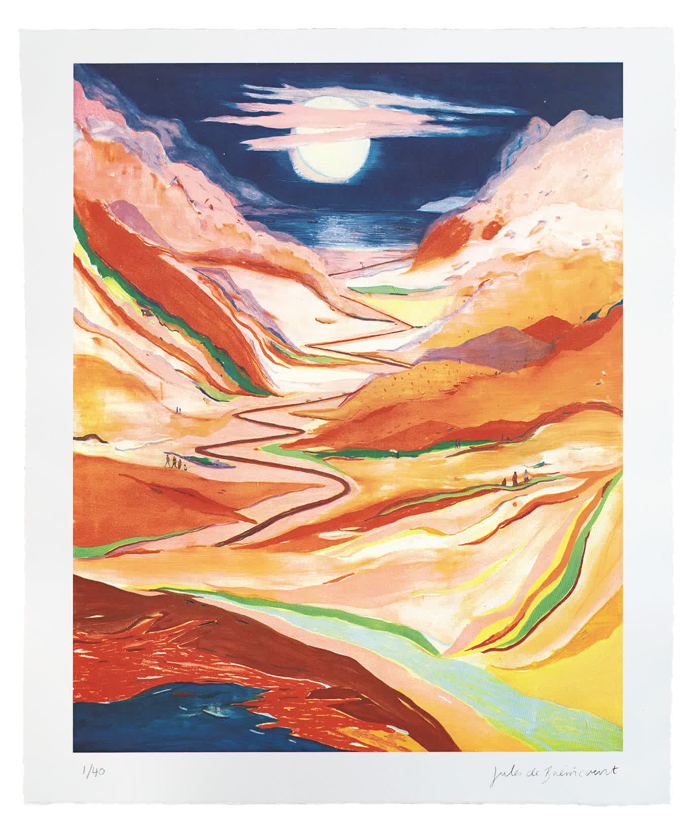 Now available: a new limited-edition print by Jules de Balincourt