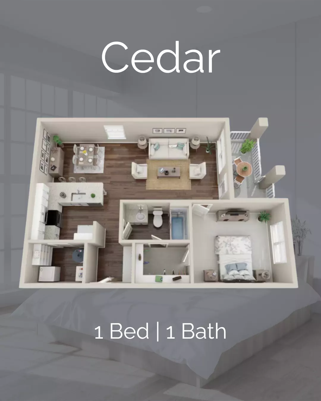 Kirkwood - The Cedar floor plan offers a flexible setup that works day ...