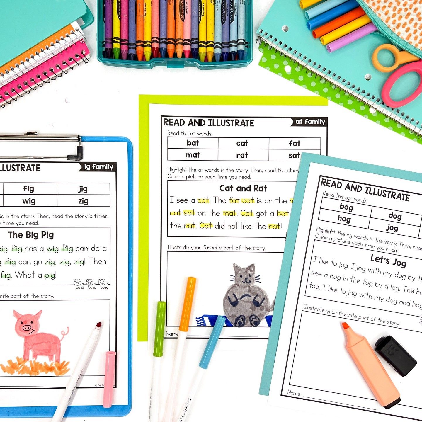 The Primary - Practice cvc words in the context of a story! Comment CVC ...