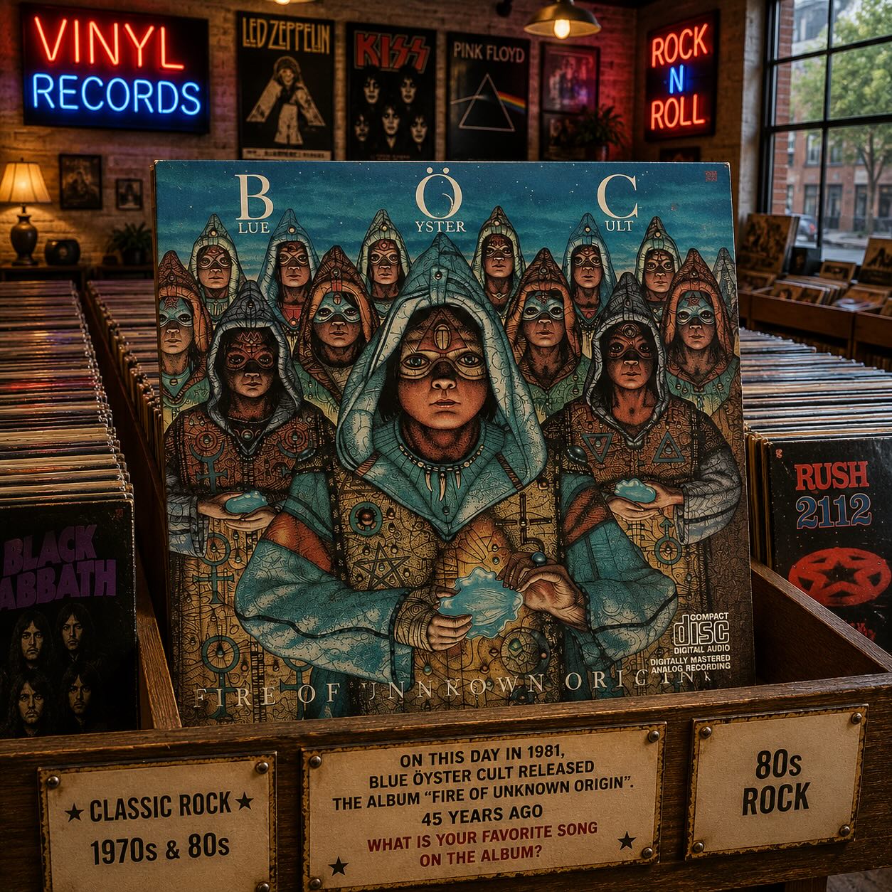On this day in 1981, Blue Öyster Cult released the album “Fire Of