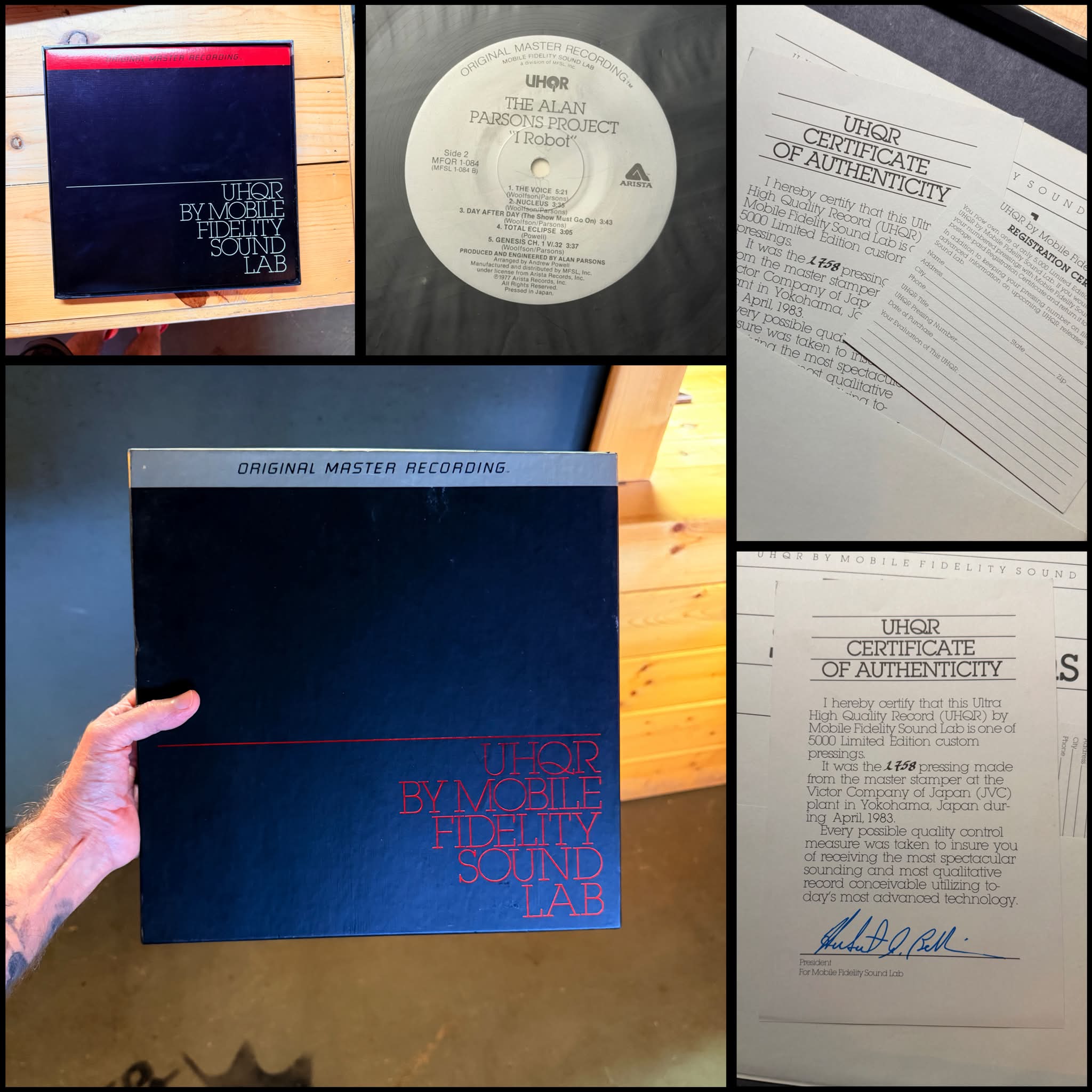 The Alan Parsons Project master recording box set in stock now