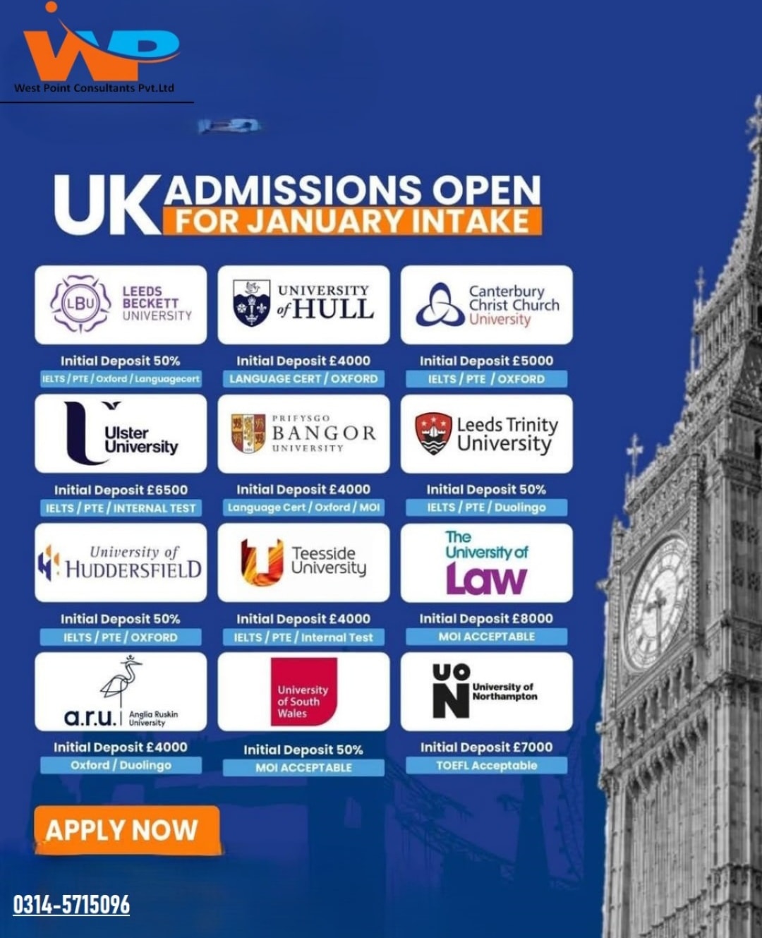 West - 🎓 Admissions Open – January 2026 Intake 🎓 Study in the UK with ...