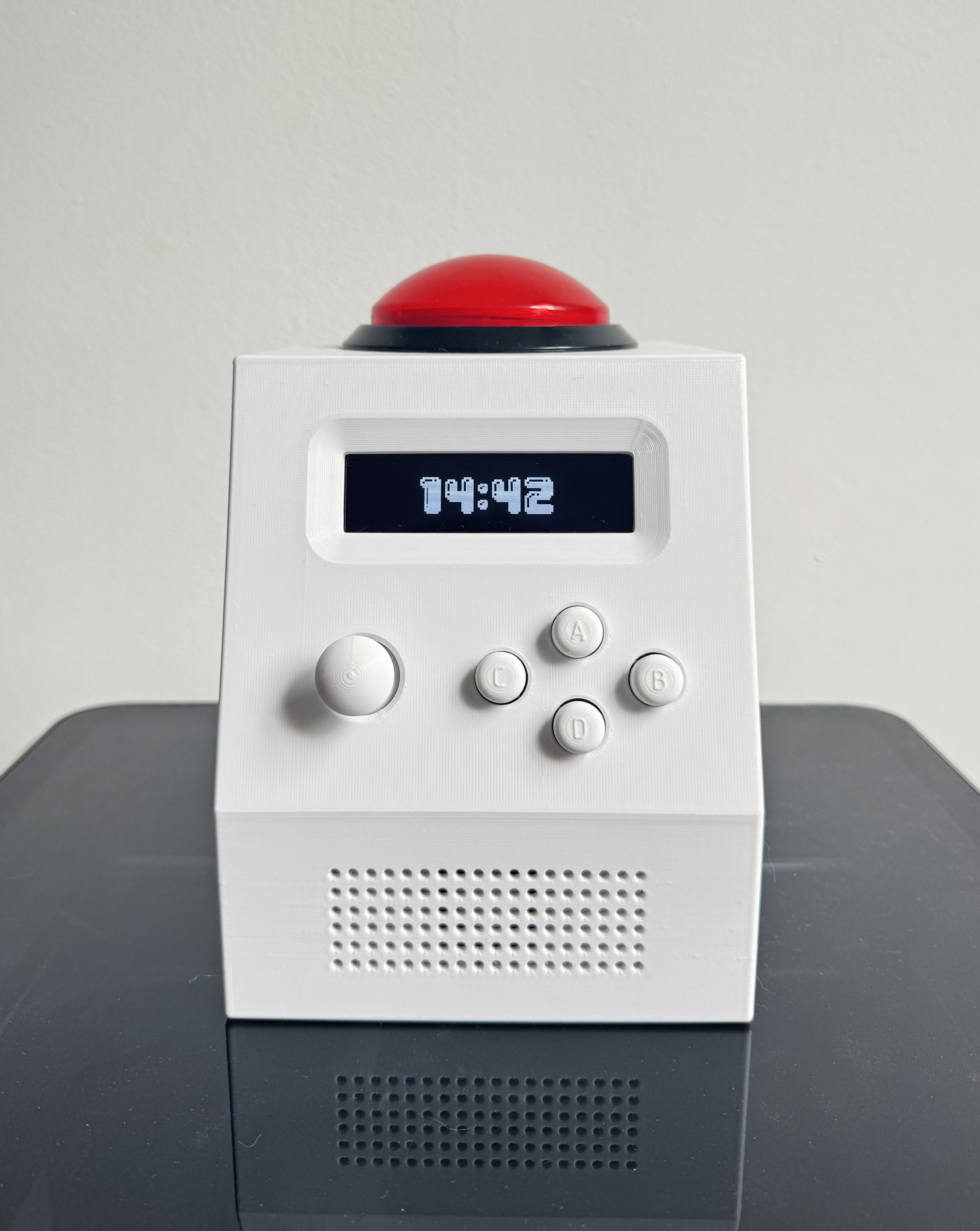Wake up and smash the arcade button. CinderClock is an open-source