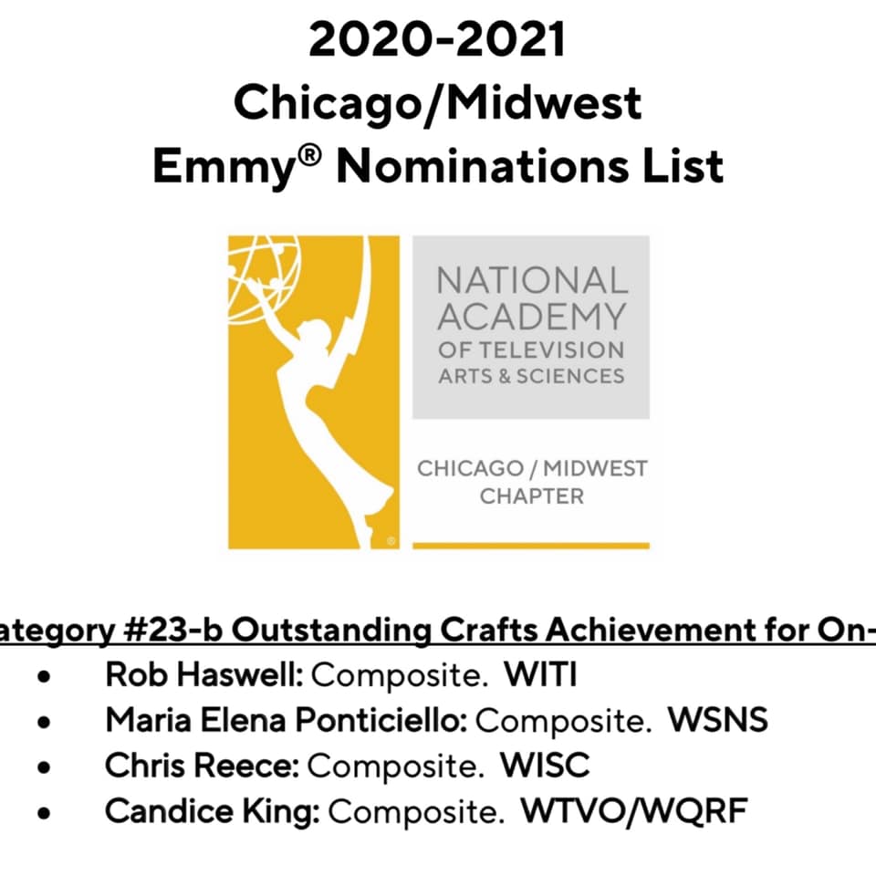 I used to watch the Emmy’s... - Meteorologist Chris Reece
