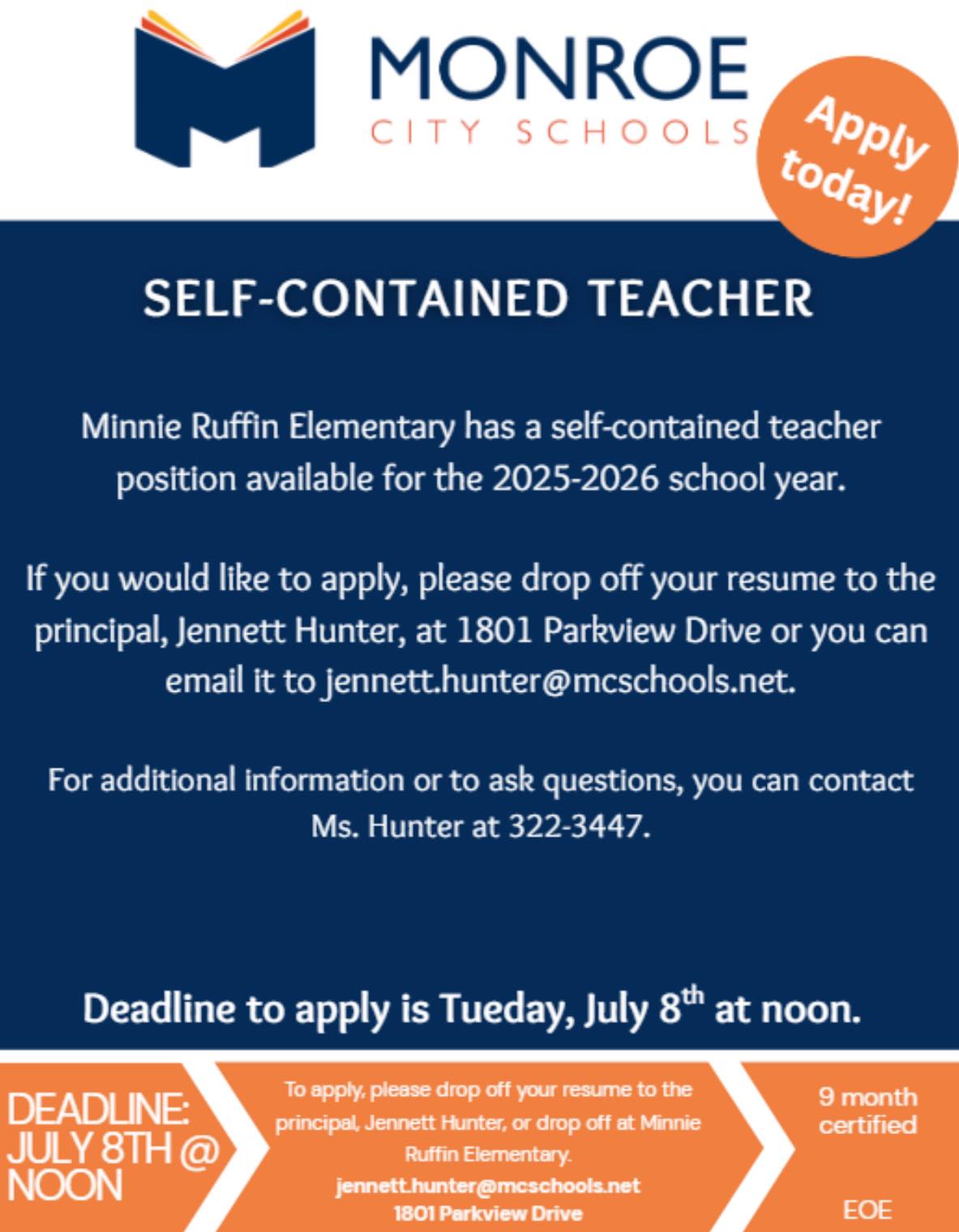 Monroe City Schools added a new photo. - Monroe City Schools