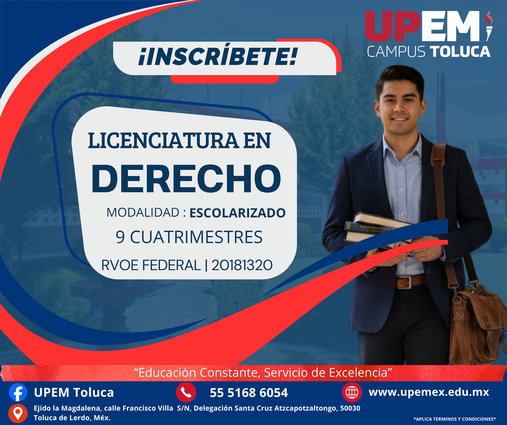 UPEM Toluca - #📚⚖ ¡Construye tu futuro en las leyes y la... | Facebook