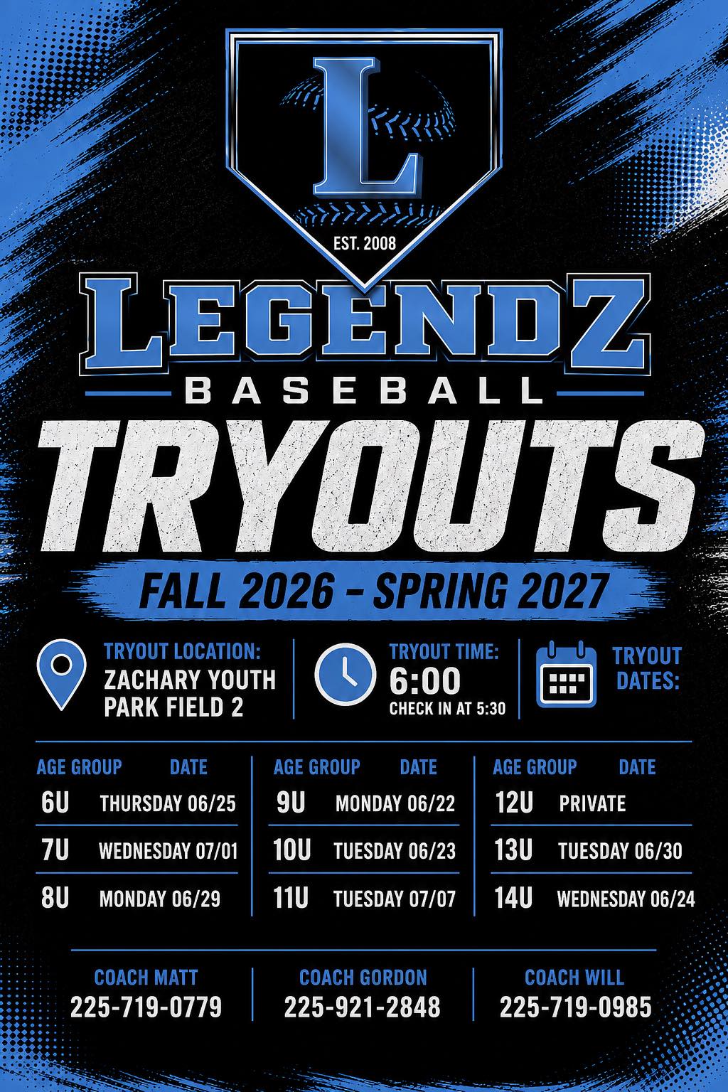 Legendz Sports Academy | Zachary LA