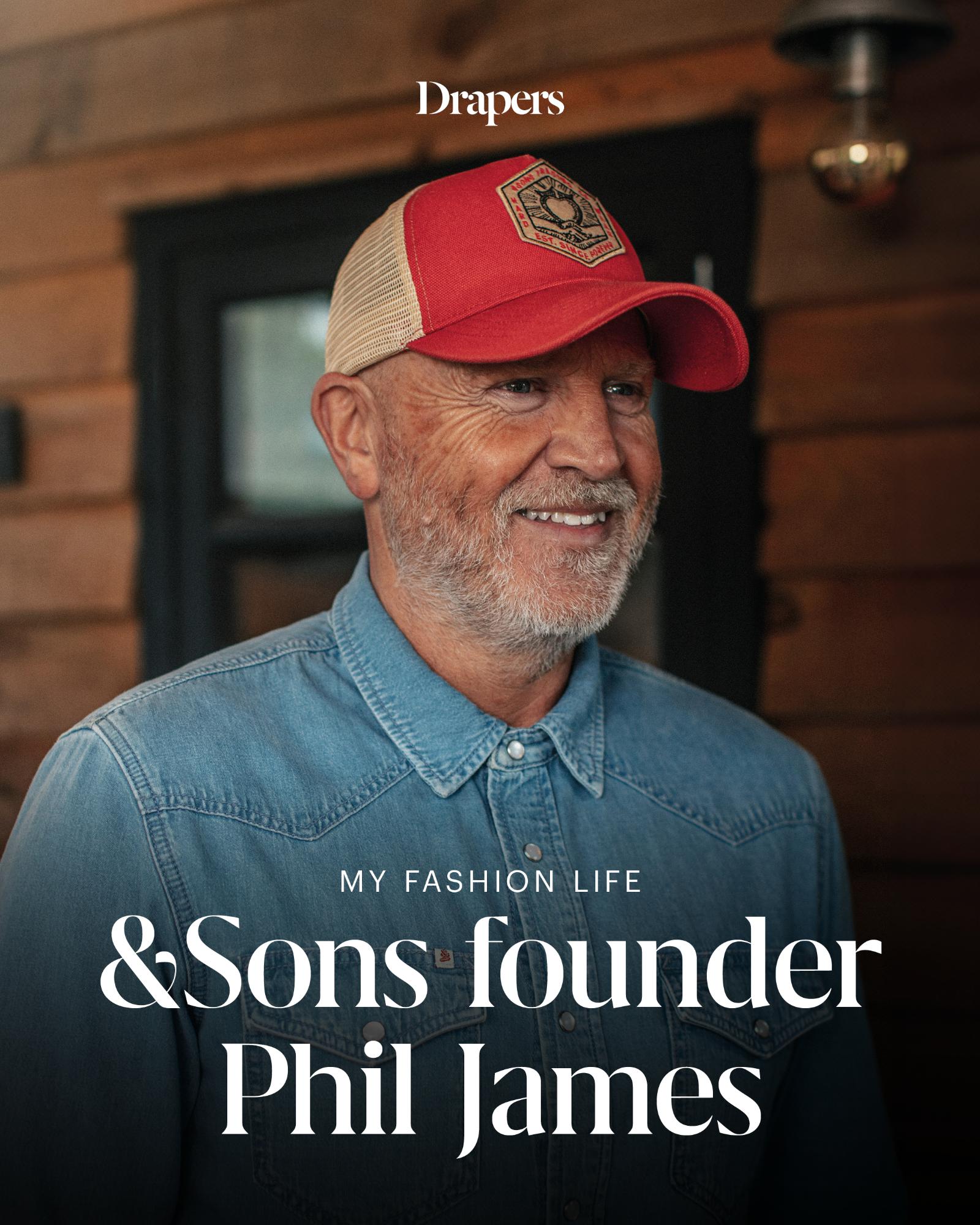 Former advertising photographer and graphic designer Phil James 