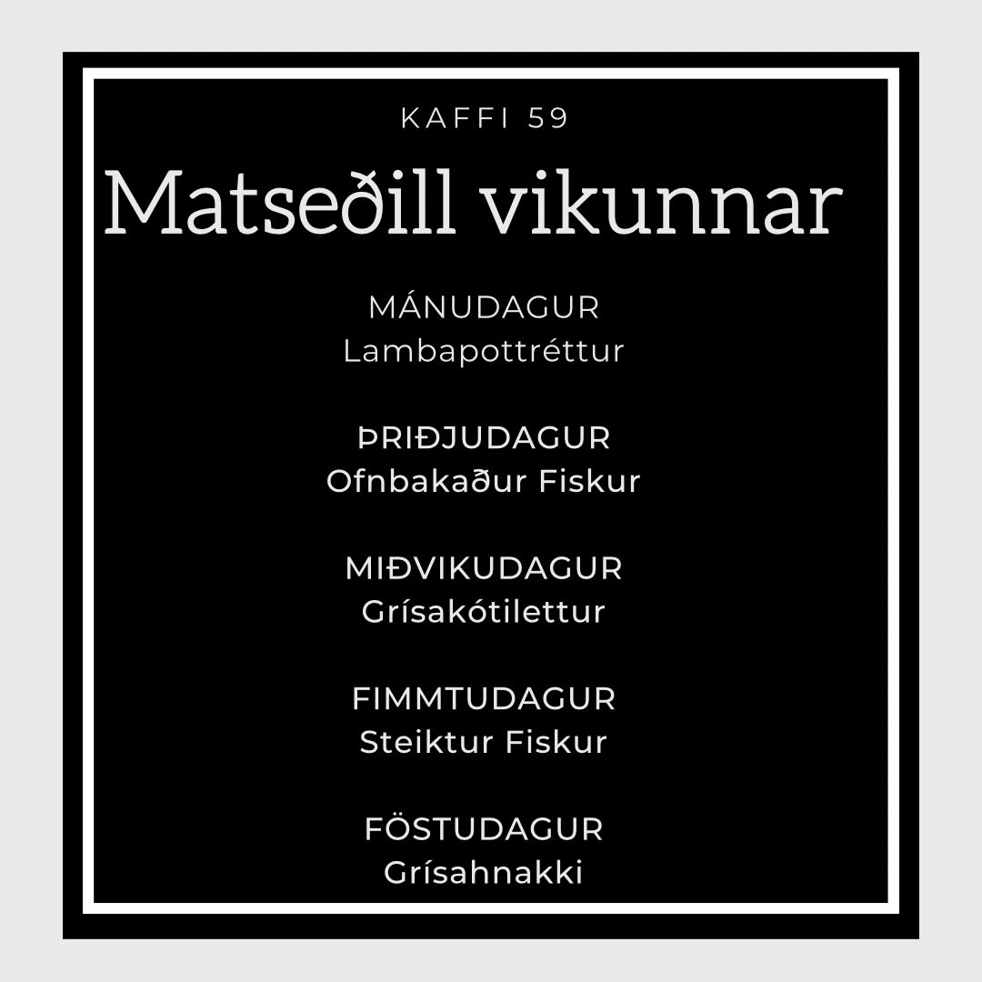 Kaffi 59 | Grundarfjörþur