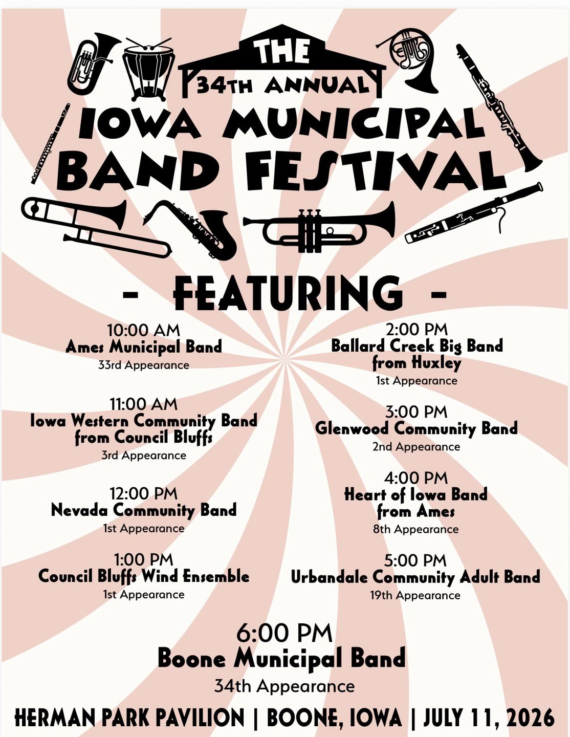 Iowa Municipal Band Festival (@IowaMunicipalBandFestival) • Facebook