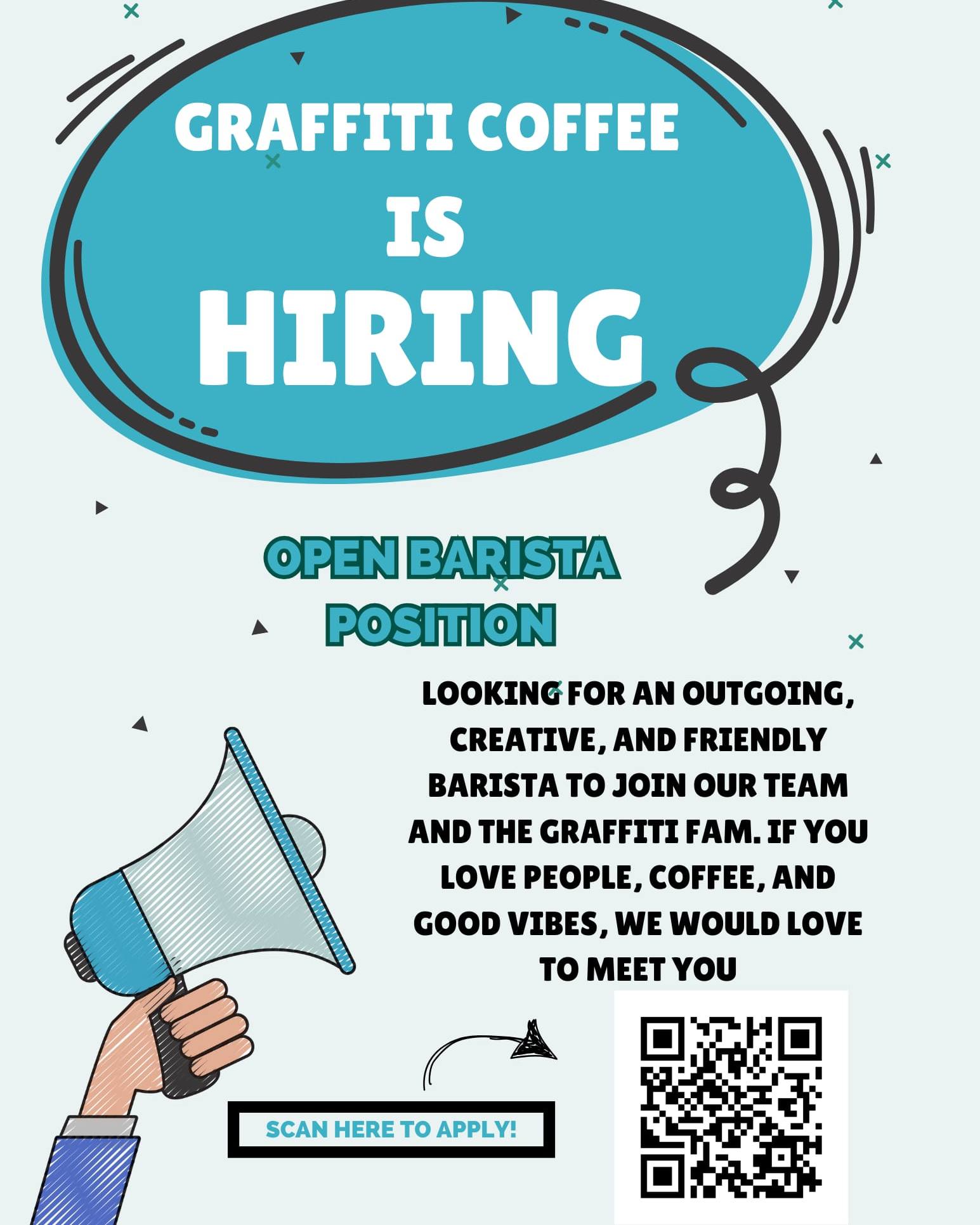 WE'RE HIRING ASAP! Join our growing Live& Matcha team this