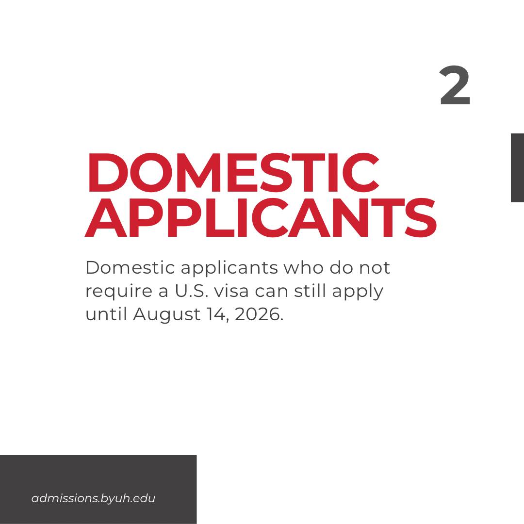 BYUH Admissions | Laie HI