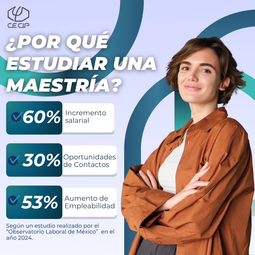 CECIP - 🎓 ¿Por qué estudiar una maestría? Invertir en tu... | Facebook