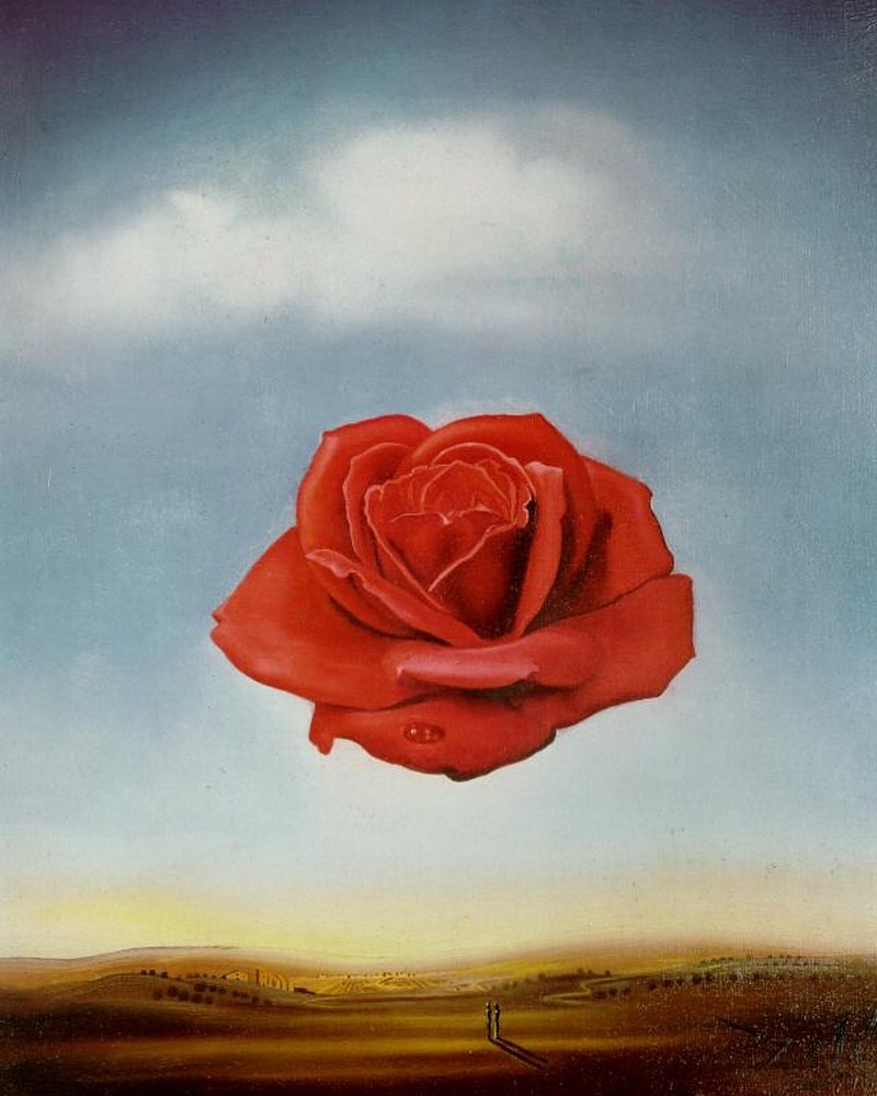 Rose méditative - Salvador Dalí - 1958 ❣️👁❣️ Sotheby's, Paris
