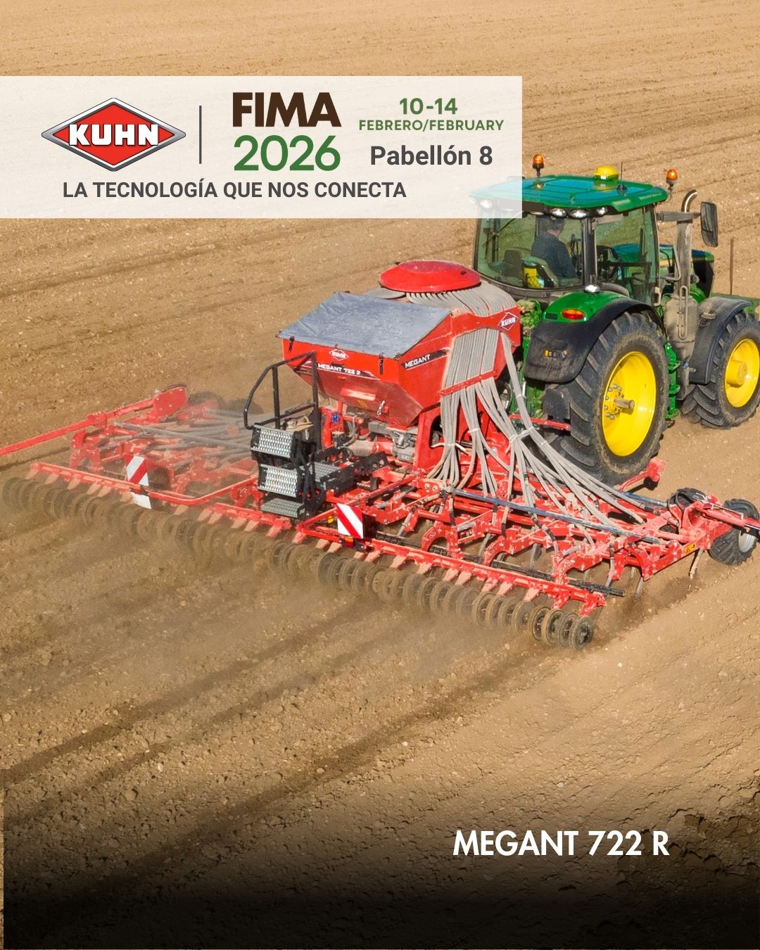KUHN - La nueva sembradora MEGANT 722 R, con anchura de trabajo de 7,20 ...