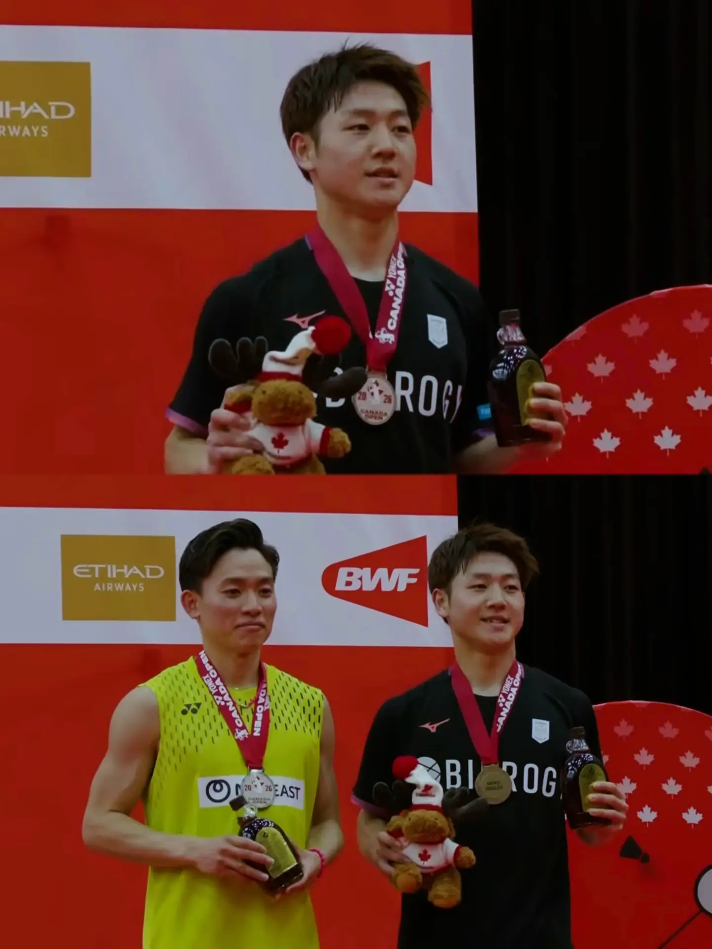 Final results and podium pictures of Canada Open 2026 (BWF World