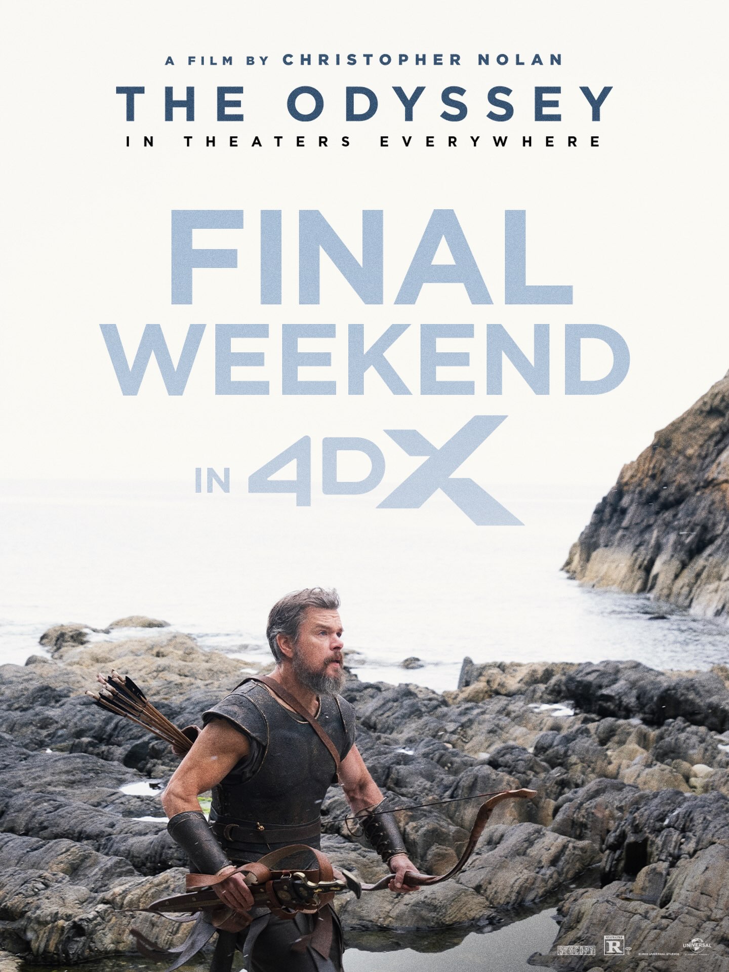 LAST CHANCE to defy the gods and feel The Odyssey in 4DX. Get