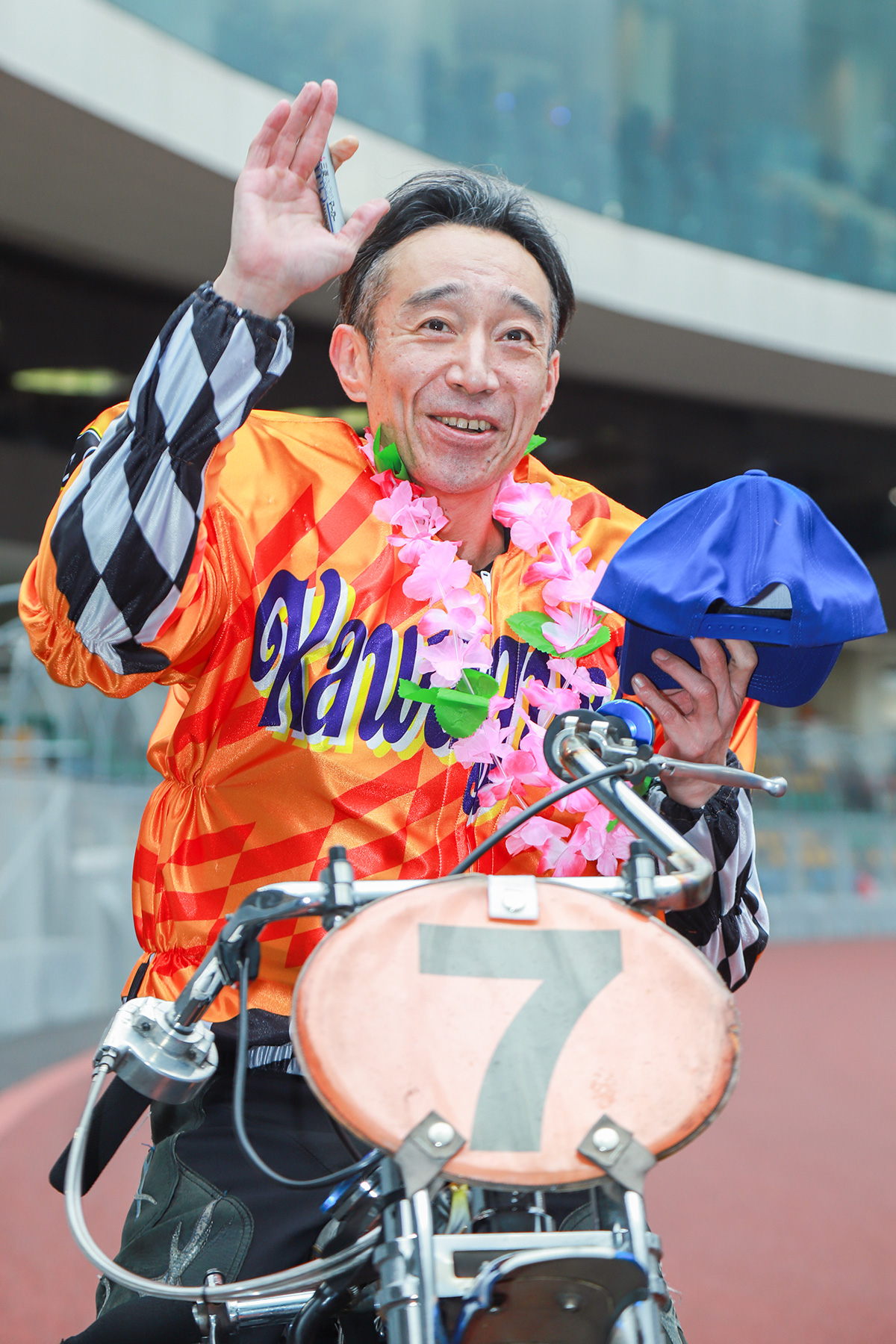 永井大介選手が優勝戦で実際に着用していたプレゼント企画で当選しま