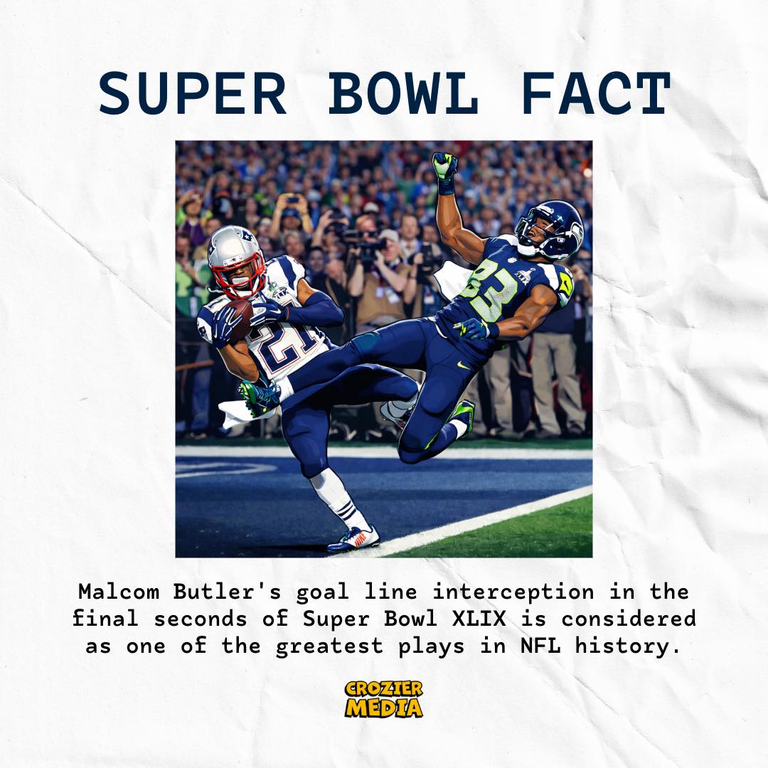 Crozier - Fact 5️⃣. What an ending! #SuperBowl | #NFL | #Interception ...