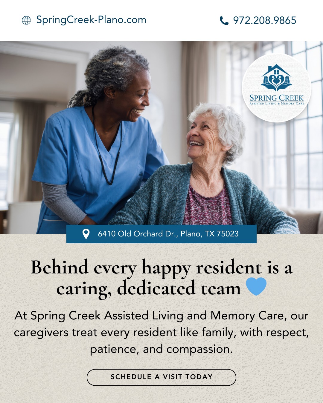 Behind every happy resident is a... - Spring Creek Plano | Facebook