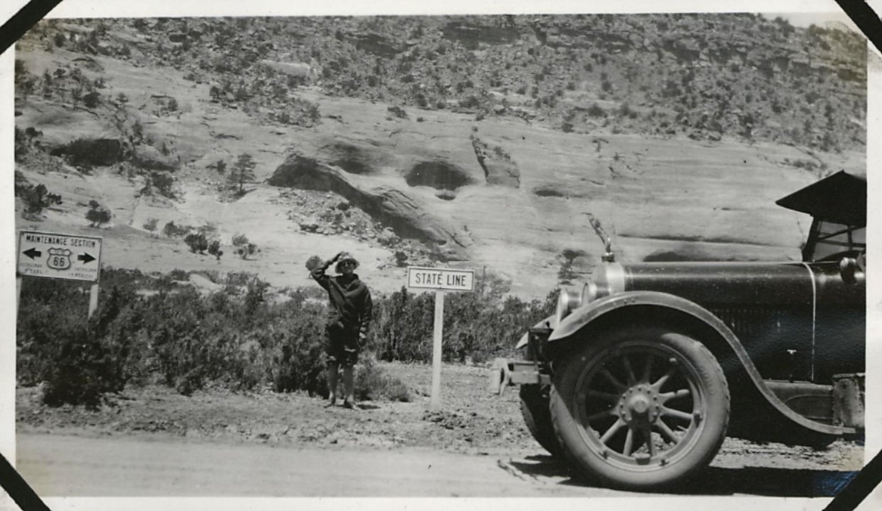 What a great early Route 66 photo. A follower found this photo